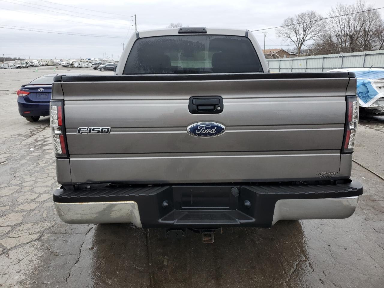2010 Ford F-150 VIN 1FTEW1E85AFB40133 Copart auction photo, front end / rear end damage thumbnail 6
