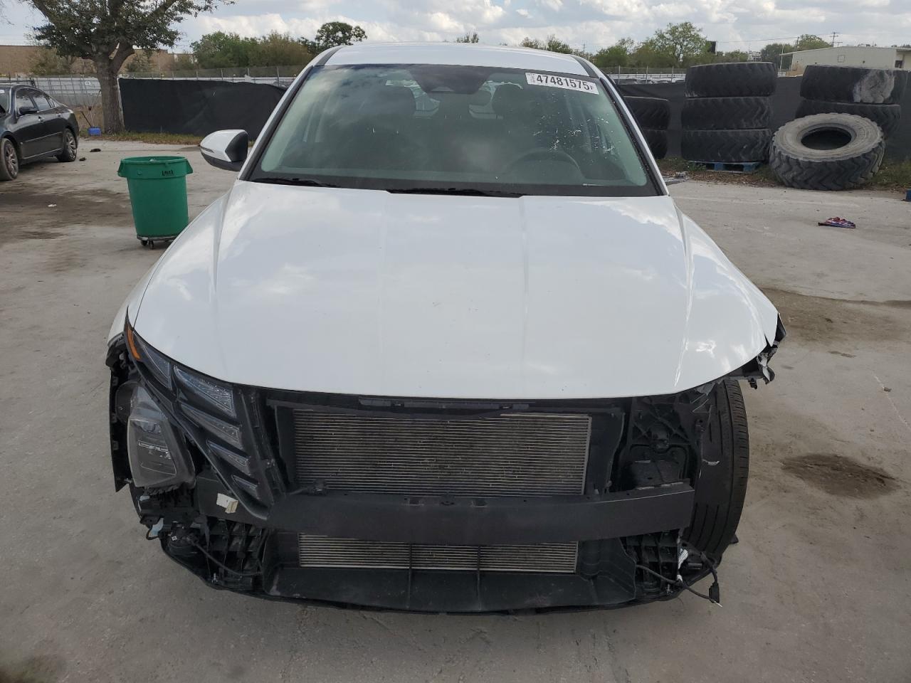 2022 Hyundai Tucson VIN 5NMJA3AE6NH067111 Copart auction photo, front end / side damage thumbnail 5