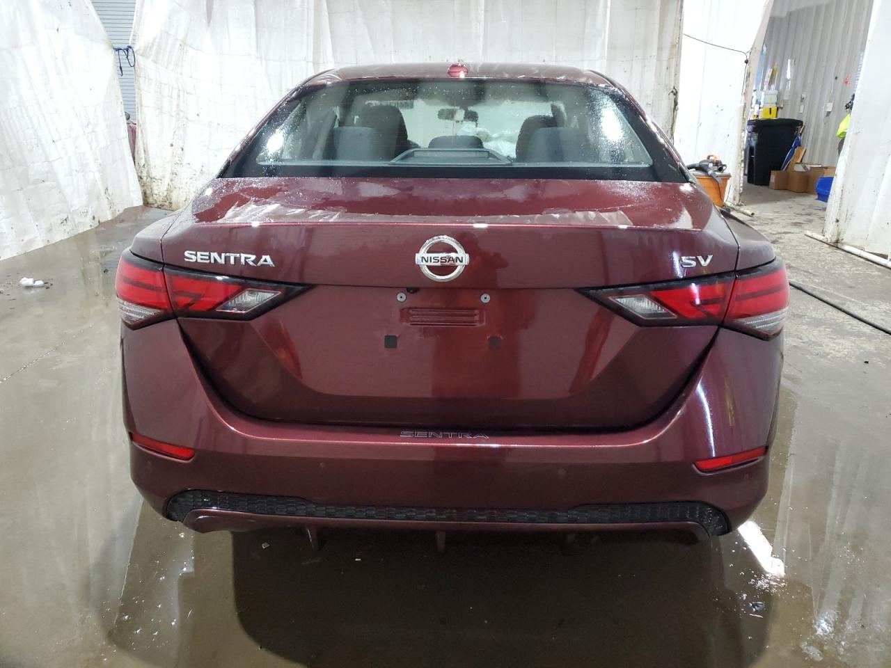 2022 Nissan Sentra VIN 3N1AB8CV5NY236986 Copart auction photo, front end / side damage thumbnail 6