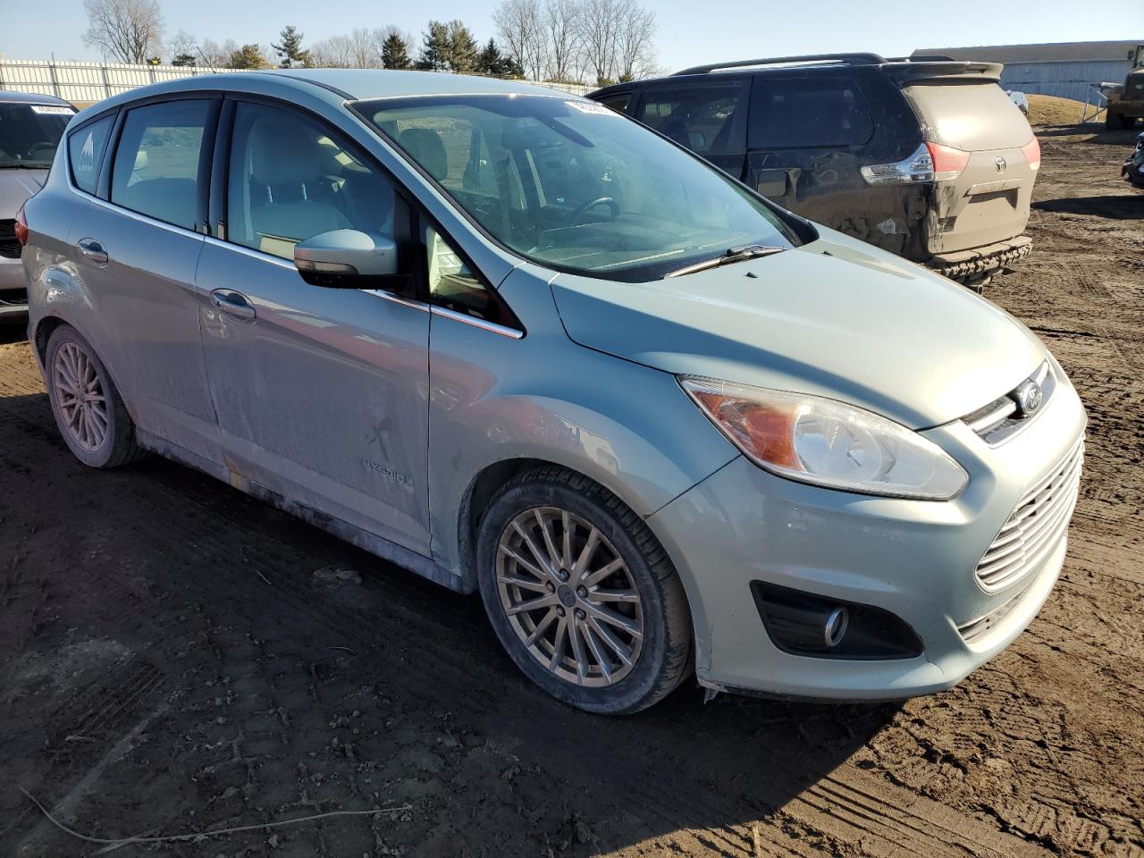 2013 Ford C-MAX VIN 1FADP5BU6DL527819 Copart auction photo, front end damage thumbnail 4
