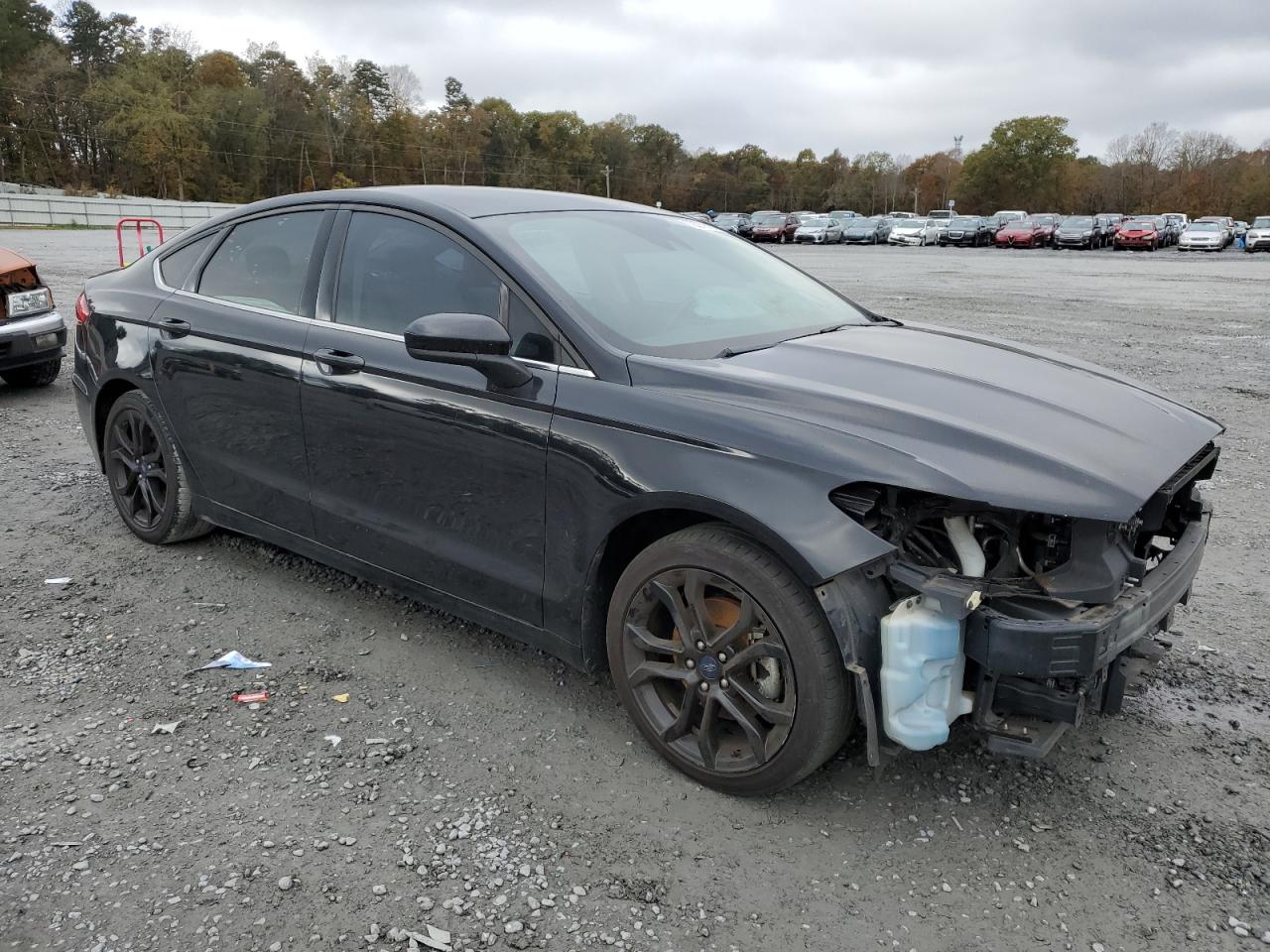 2019 Ford Fusion VIN 3FA6P0HD0KR245922 Copart auction photo, front end damage thumbnail 4