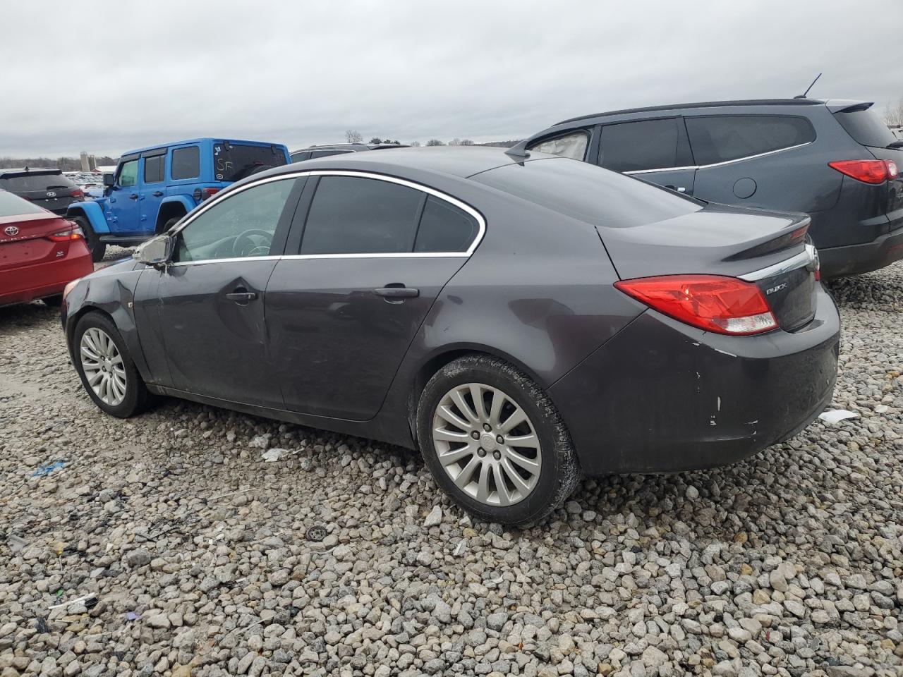 2011 Buick Regal VIN W04GN5EC4B1084671 Copart auction photo, side / front end damage thumbnail 2