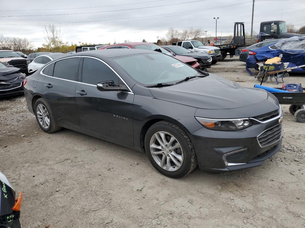 2018 Chevrolet Malibu VIN 1G1ZD5ST1JF216981 Copart auction photo, front end / minor dent/scratches damage thumbnail 4