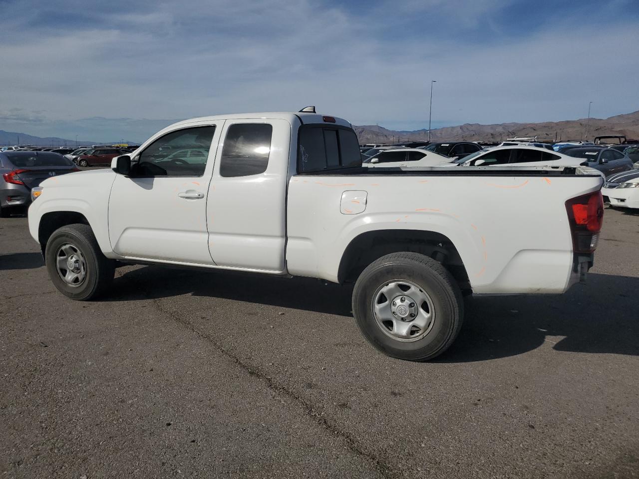 2022 Toyota Tacoma VIN 3TYRX5GN6NT054171 Copart auction photo, rear end damage thumbnail 2