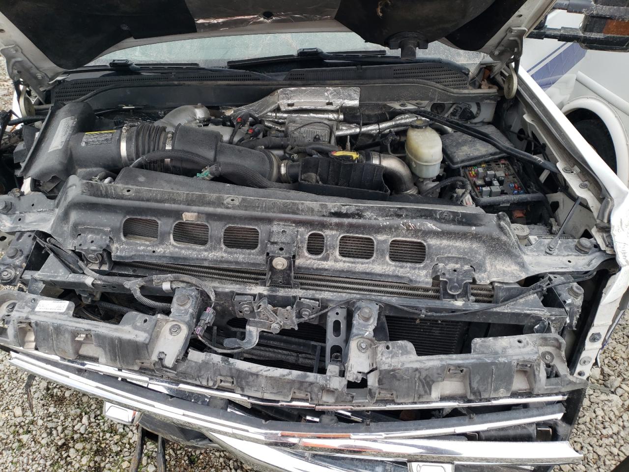 2017 Chevrolet Silverado VIN 1GB3KZCY2HF235638 Copart auction photo, front end / top/roof damage thumbnail 12