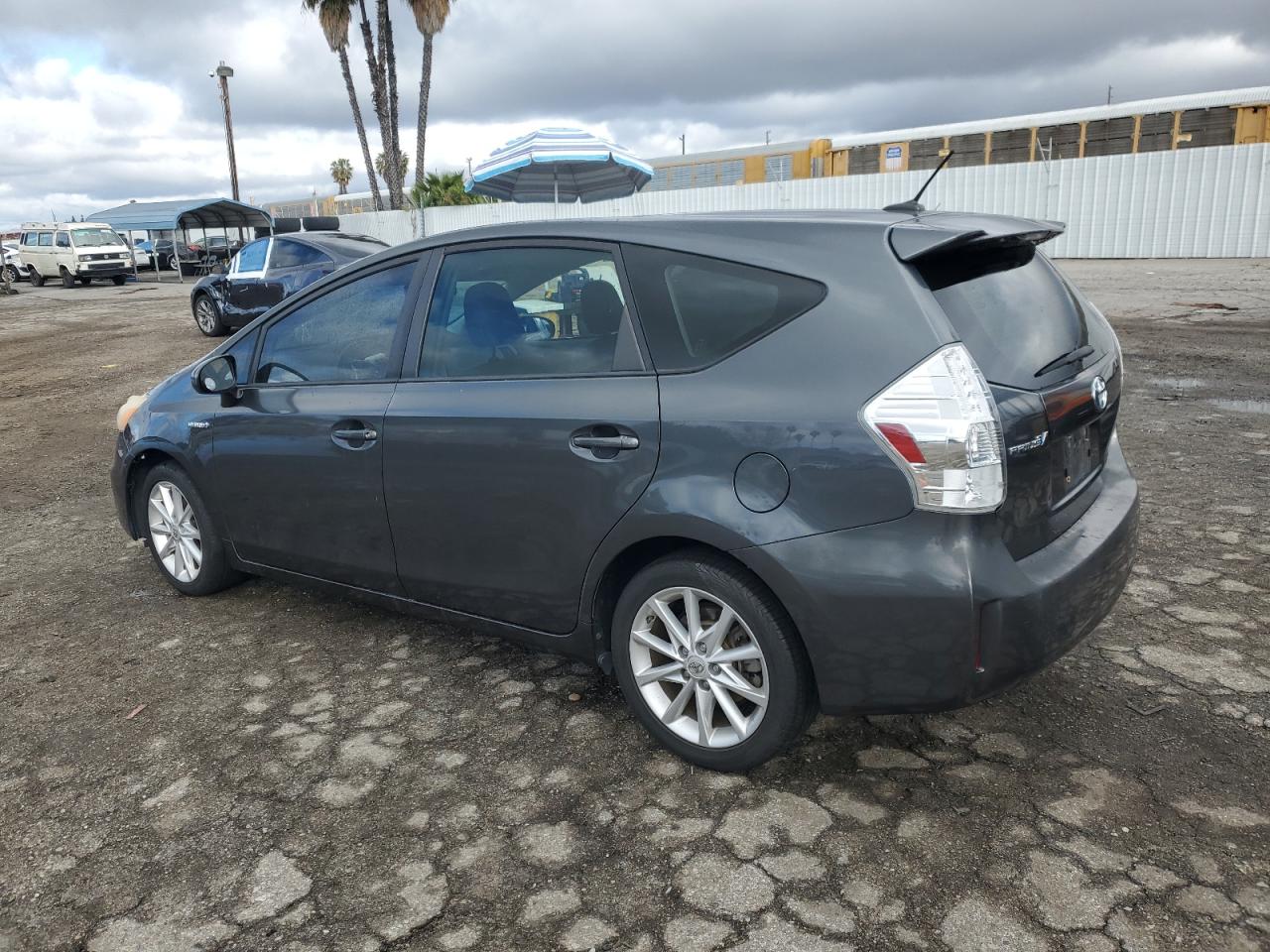 2013 Toyota Prius VIN JTDZN3EU4D3255227 Copart auction photo, vandalism damage thumbnail 2