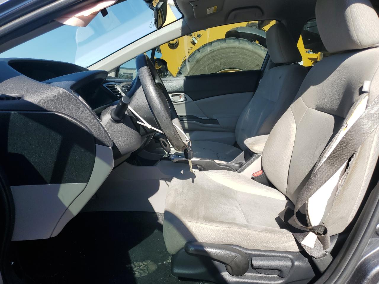 2013 Honda Civic VIN 19XFB2F58DE228280 Copart auction photo, front end / rear end damage thumbnail 7