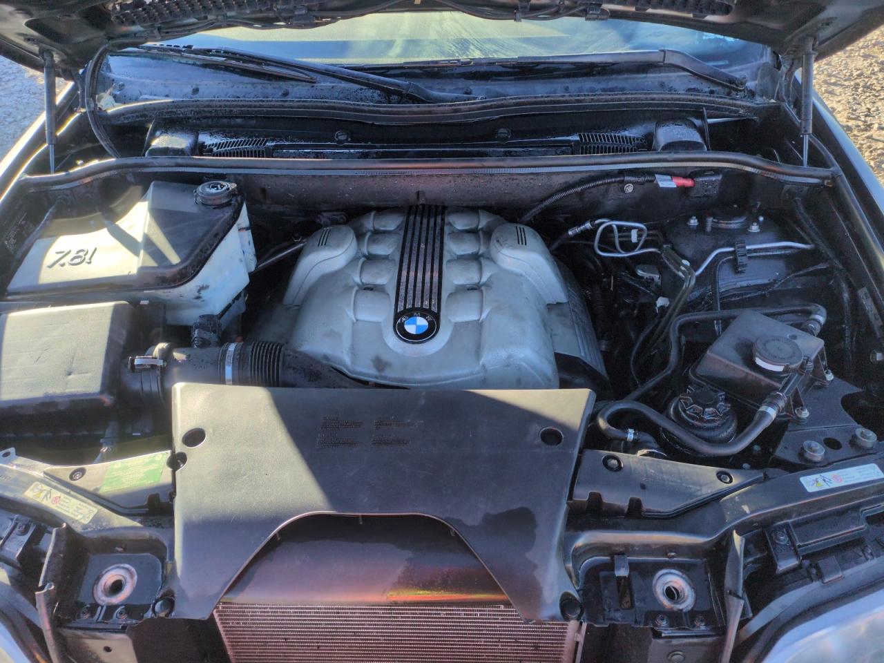 2005 BMW X5 VIN 5UXFB53565LV15307 Copart auction photo, rear end damage thumbnail 11