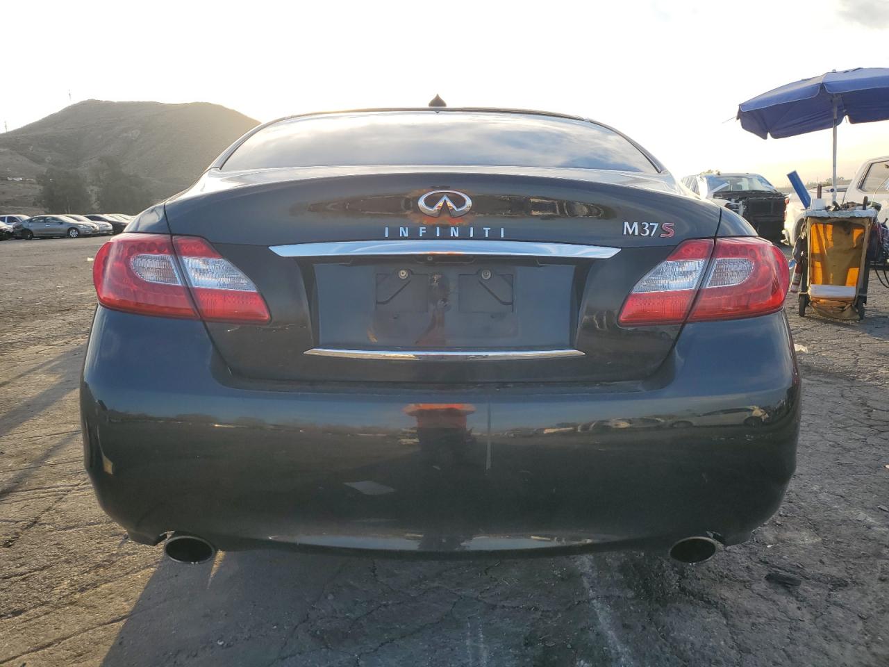 2012 Infiniti M VIN JN1BY1AP8CM331119 Copart auction photo, front end / side damage thumbnail 6