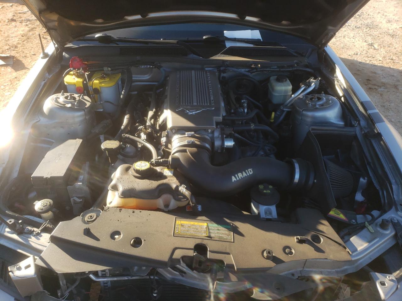 2008 Ford Mustang VIN 1ZVHT82H985172230 Copart auction photo, front end / mechanical damage thumbnail 11