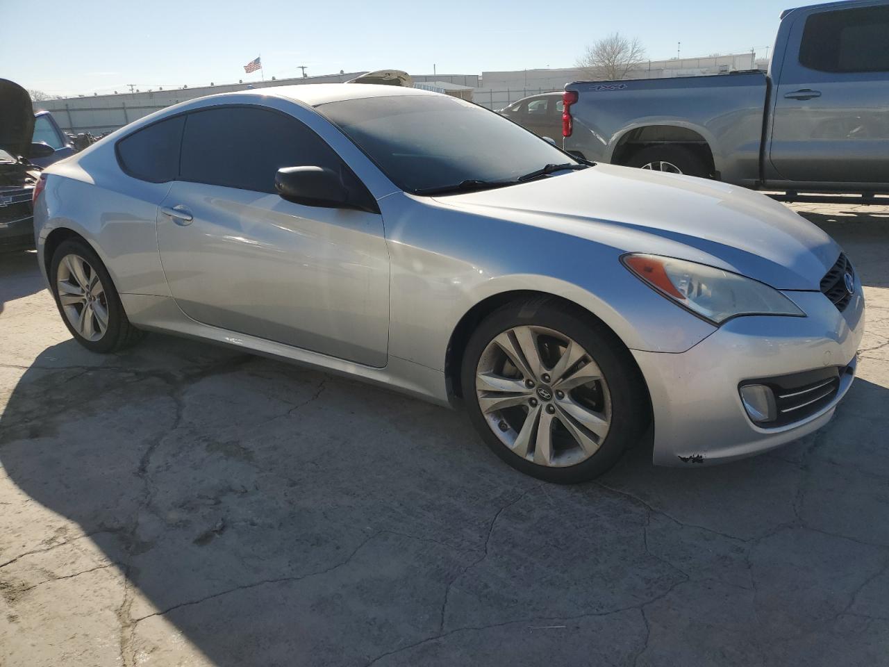 2010 Hyundai Genesis VIN KMHHU6KH3AU005387 Copart auction photo, rear end damage thumbnail 4