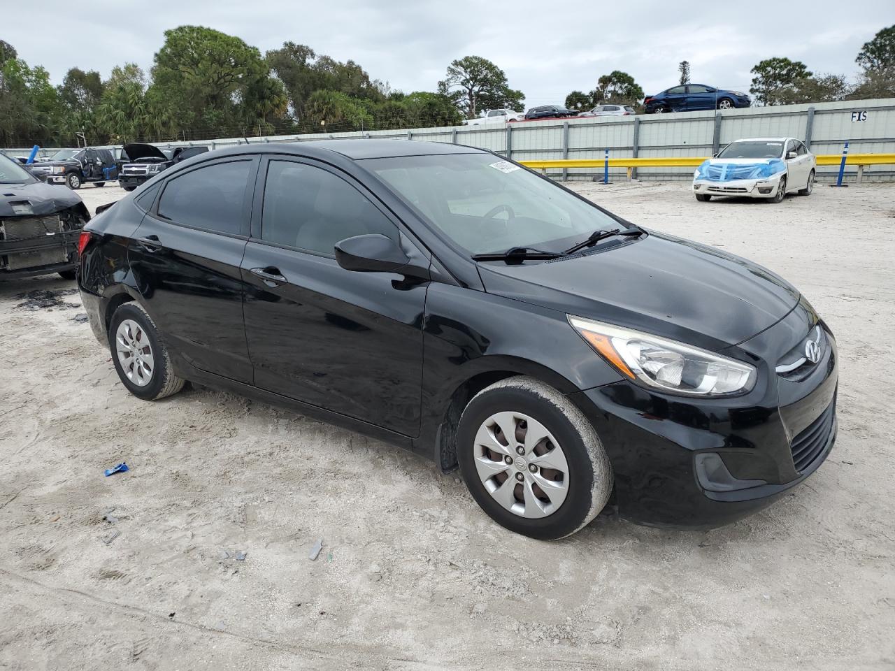 2016 Hyundai Accent VIN KMHCT4AE2GU162989 Copart auction photo, rear end / minor dent/scratches damage thumbnail 4