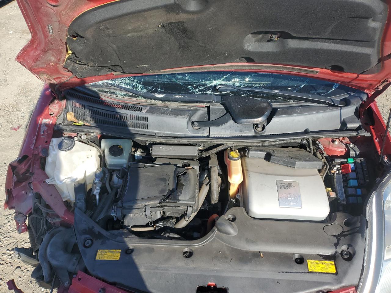 2006 Toyota Prius VIN JTDKB20U367082453 Copart auction photo, all over damage thumbnail 11