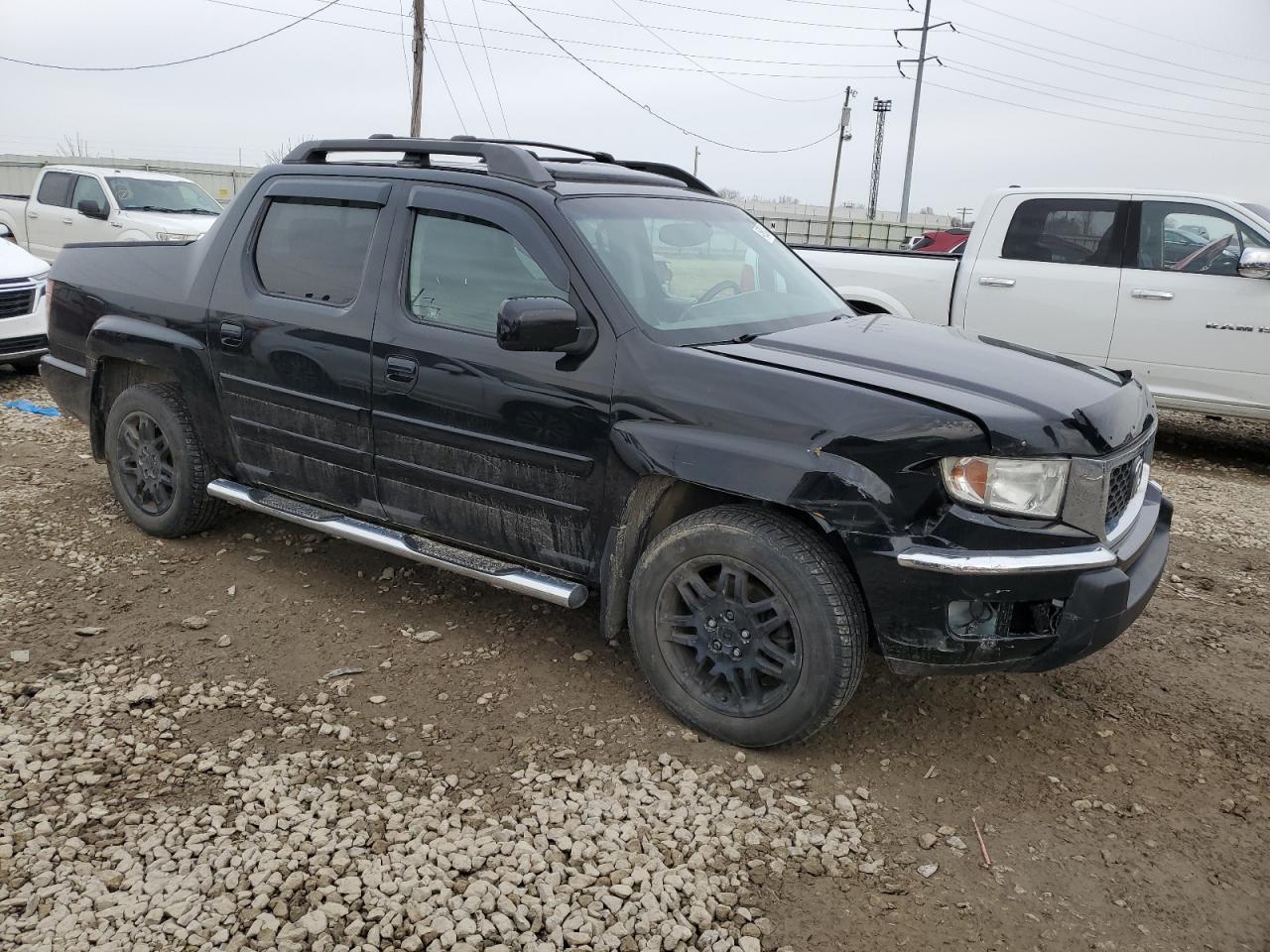 2010 Honda Ridgeline VIN 5FPYK1F5XAB013533 Copart auction photo, front end damage thumbnail 4