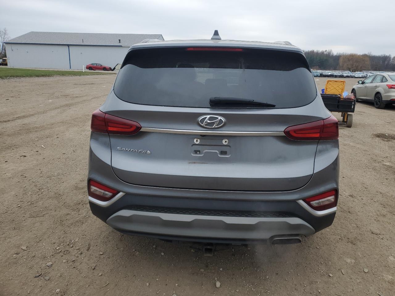 2019 Hyundai Santa Fe VIN 5NMS33AD3KH005120 Copart auction photo, front end damage thumbnail 6