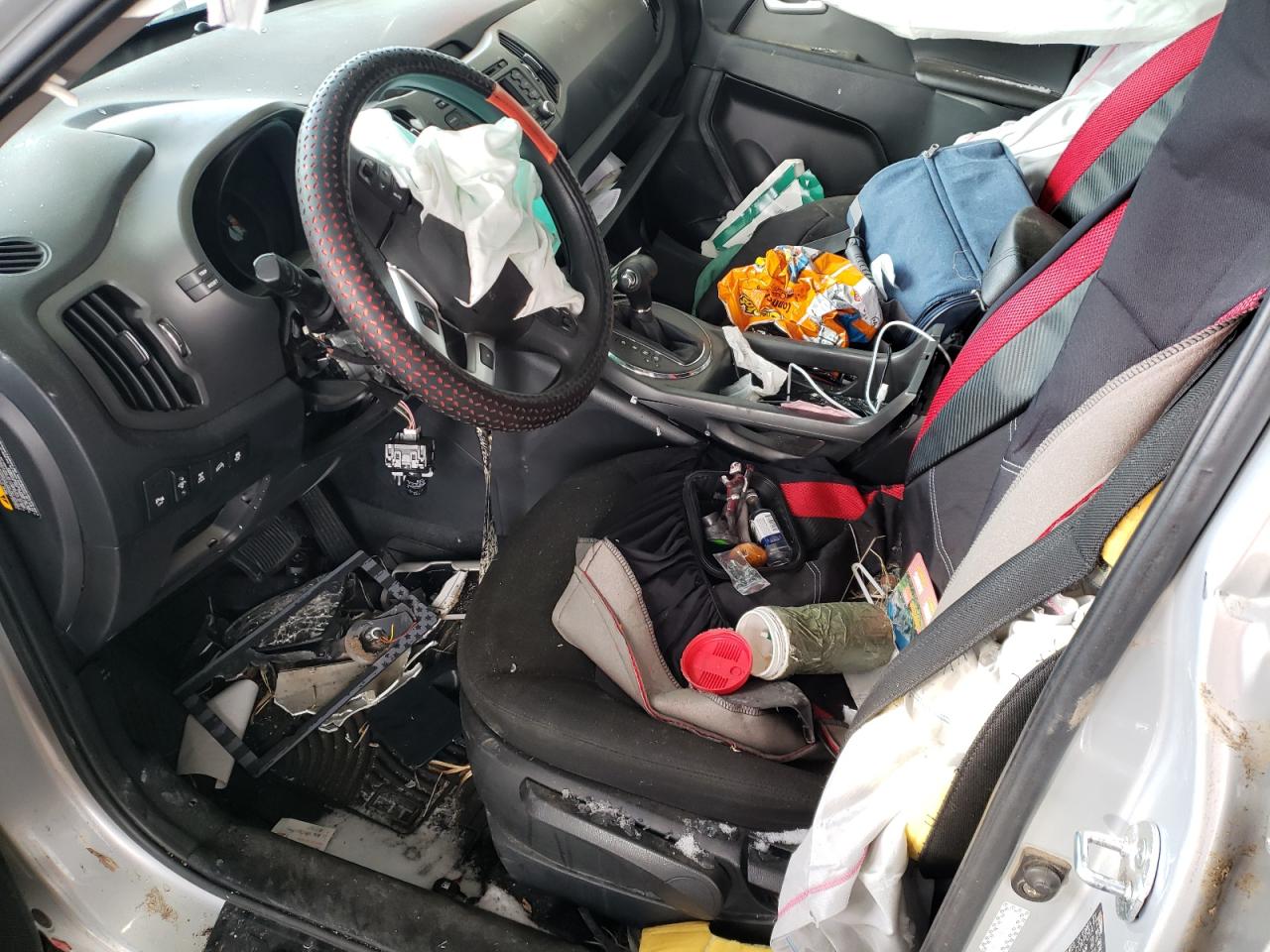 2011 KIA Sportage VIN KNDPBCA28B7101789 Copart auction photo, side / rollover damage thumbnail 7
