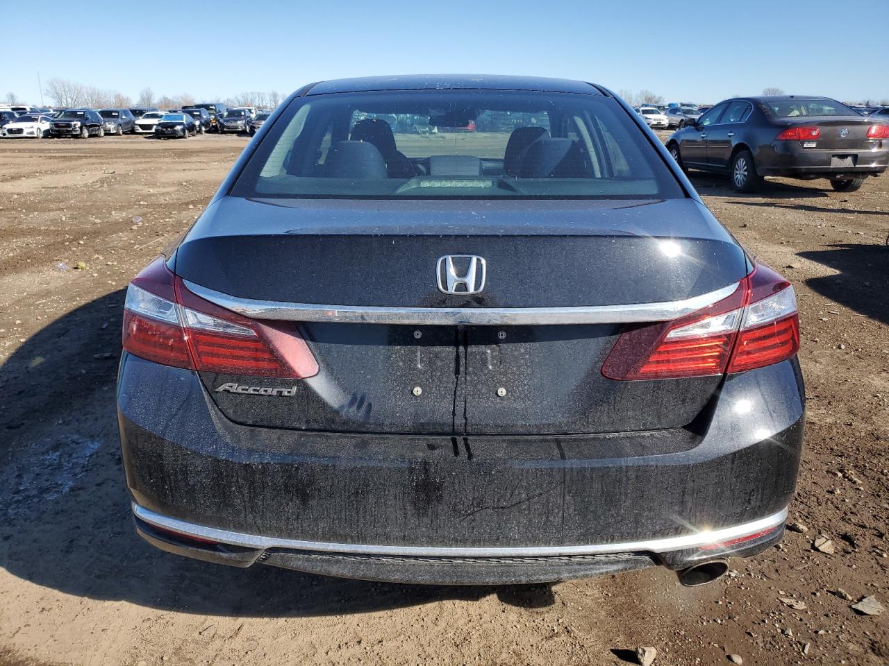 2016 Honda Accord VIN 1HGCR2F42GA001505 Copart auction photo, front end / side damage thumbnail 6