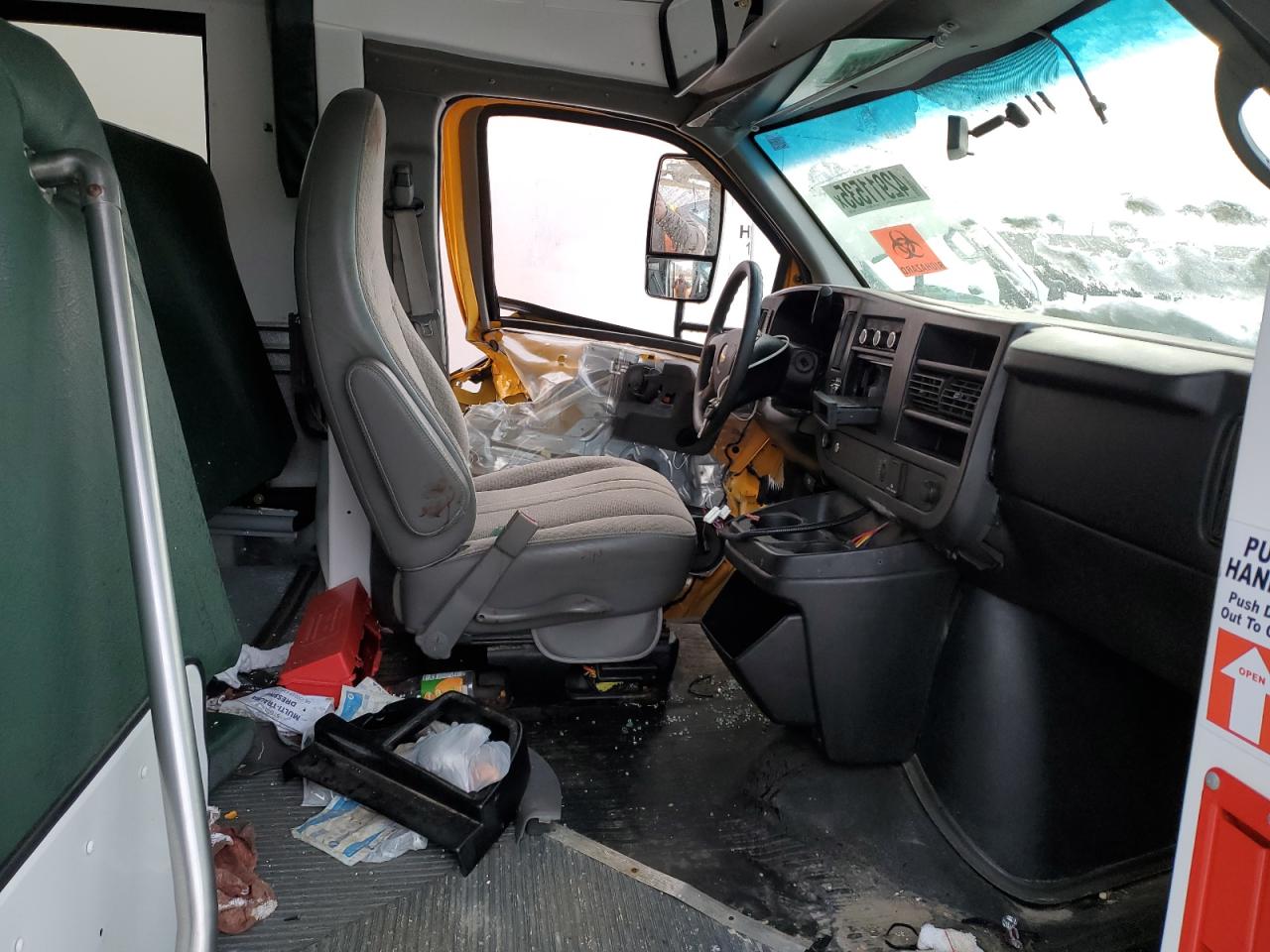 2015 Chevrolet Express VIN 1GB3G2BG1F1115793 Copart auction photo, side damage thumbnail 5
