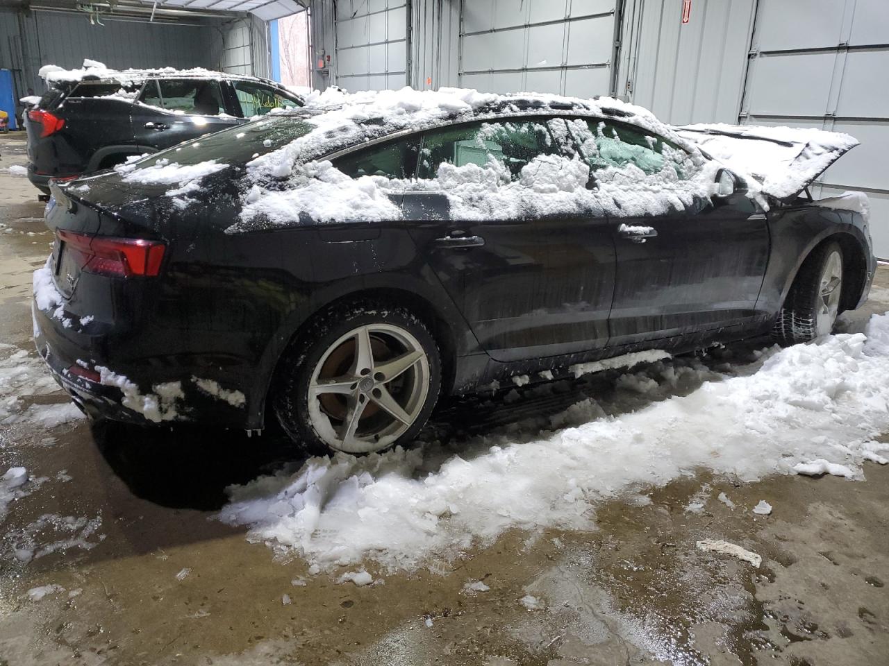 2018 Audi A5 VIN WAUENCF53JA116040 Copart auction photo, front end damage thumbnail 3