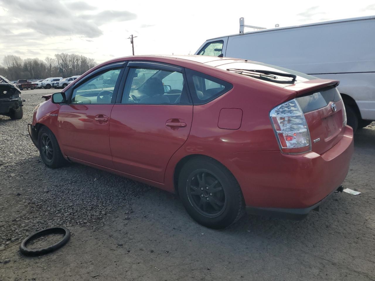 2007 Toyota Prius VIN JTDKB20U277641136 Copart auction photo, front end damage thumbnail 2
