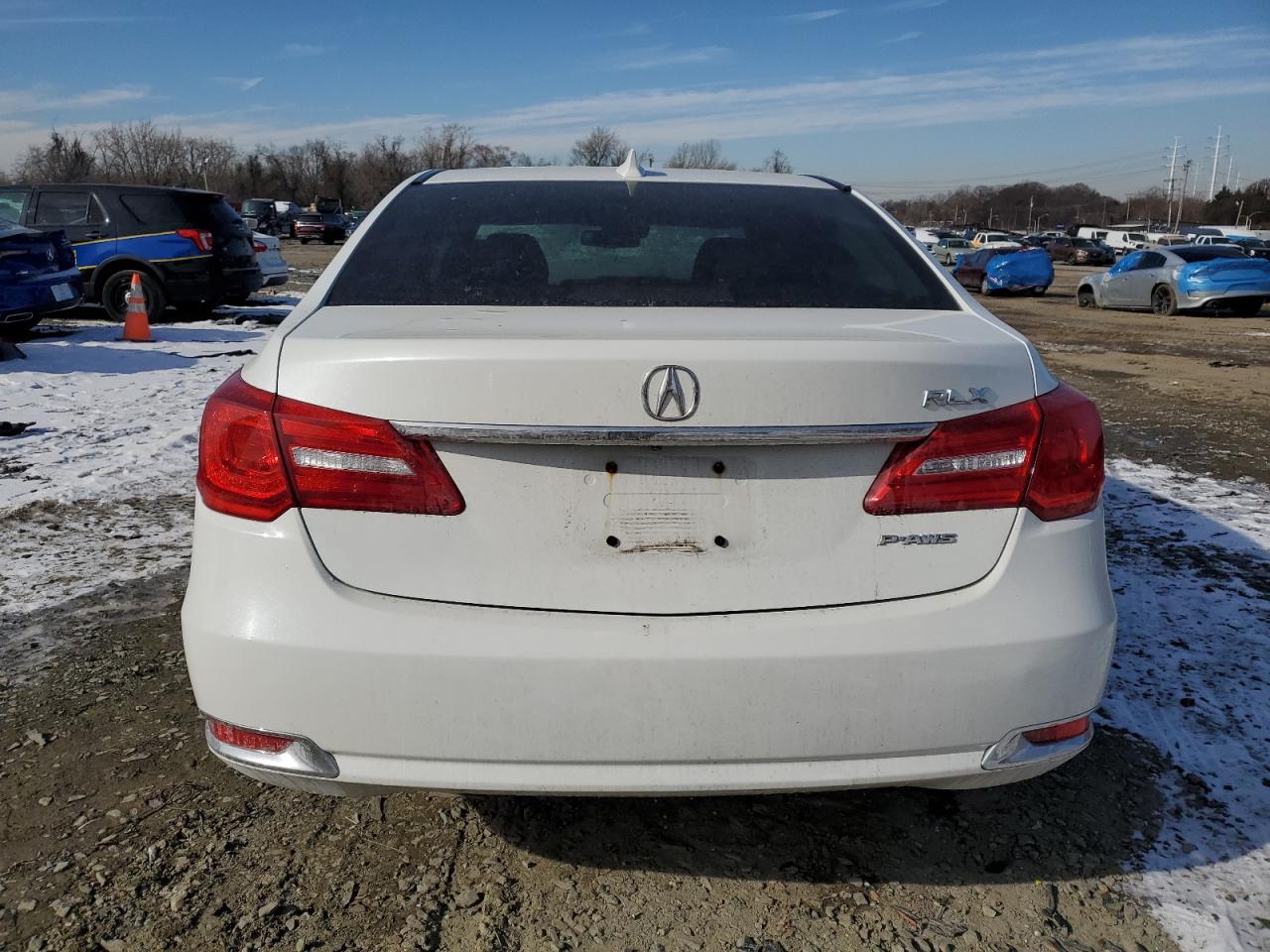 2014 Acura RLX VIN JH4KC1F52EC000420 Copart auction photo, front end / minor dent/scratches damage thumbnail 6