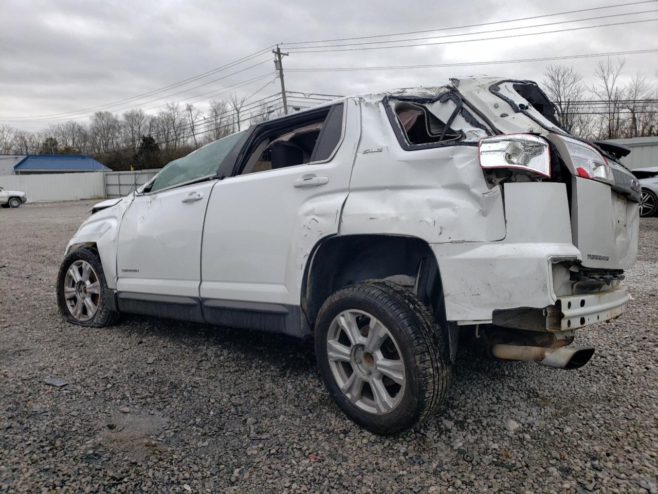 2017 GMC Terrain VIN 2GKALNEK8H6279398 Copart auction photo, rollover damage thumbnail 2