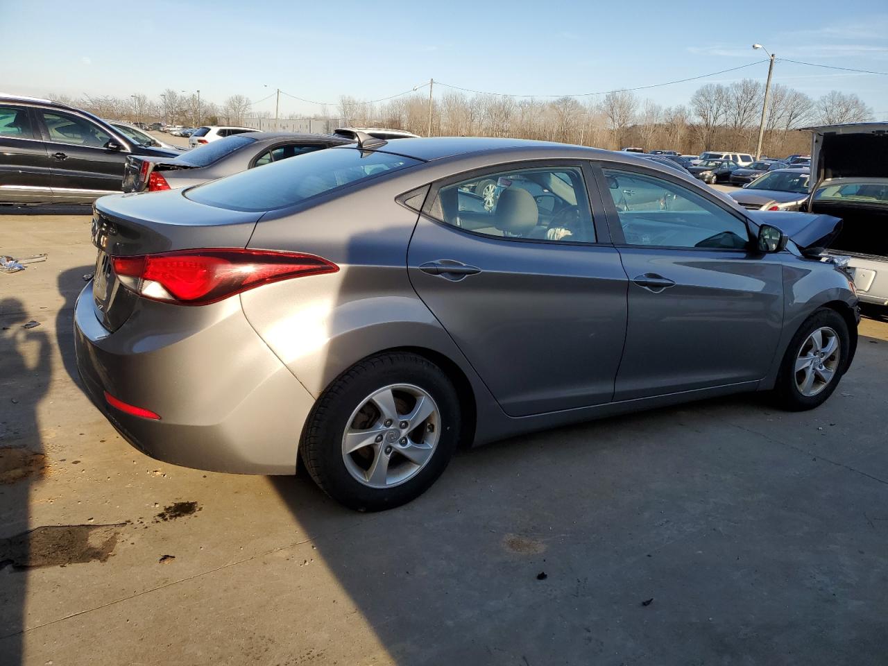 2014 Hyundai Elantra VIN 5NPDH4AE1EH506300 Copart auction photo, front end damage thumbnail 3