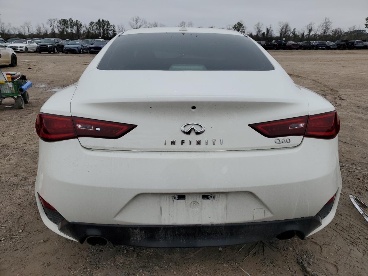 2019 Infiniti Q60 VIN JN1EV7EK2KM231295 Copart auction photo, front end / side damage thumbnail 6