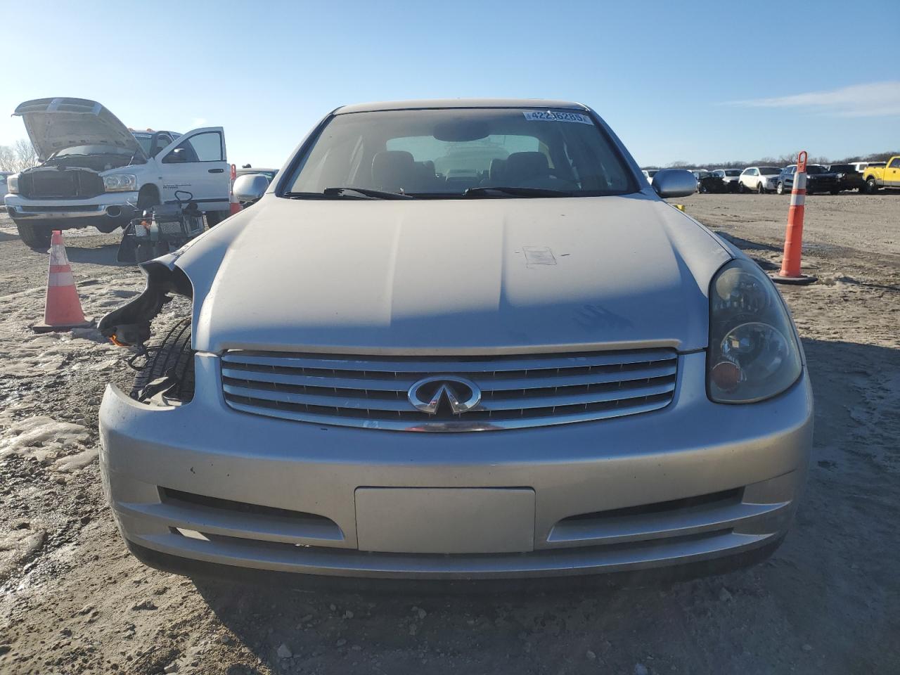 2004 Infiniti G VIN JNKCV51F84M716477 Copart auction photo, front end damage thumbnail 5
