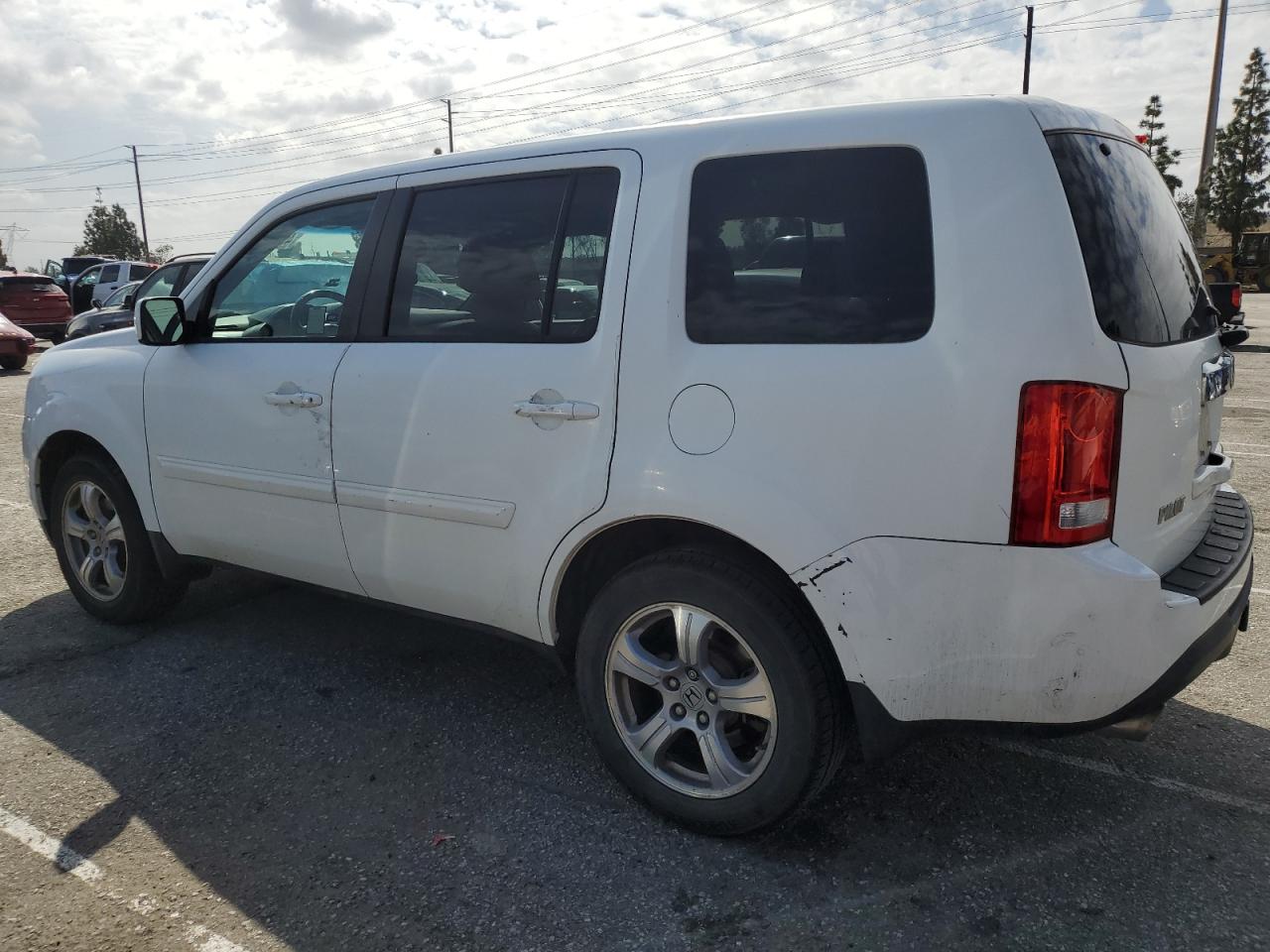 2014 Honda Pilot VIN 5FNYF3H52EB005809 Copart auction photo, rear end / front end damage thumbnail 2