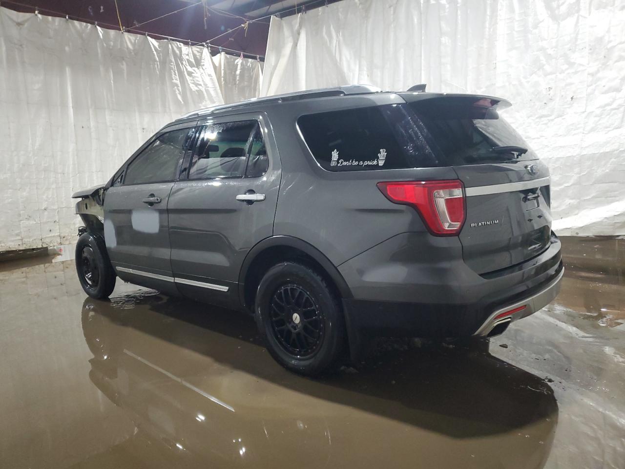 2016 Ford Explorer VIN 1FM5K8HTXGGC19820 Copart auction photo, front end / side damage thumbnail 2