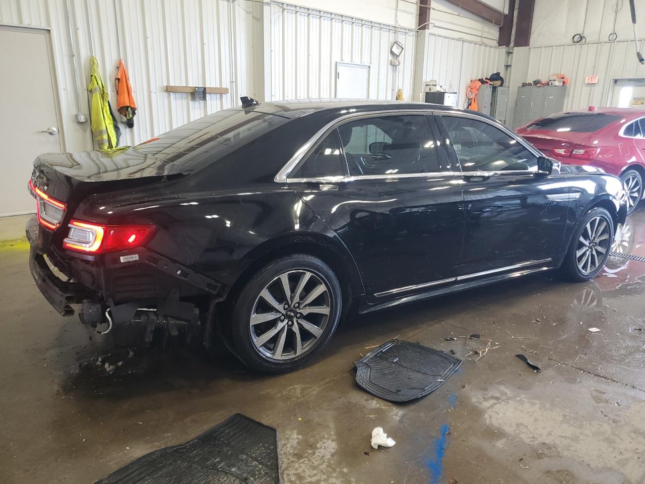 2019 Lincoln Continental VIN 1LN6L9HKXK5609187 Copart auction photo, front end / rear end damage thumbnail 3