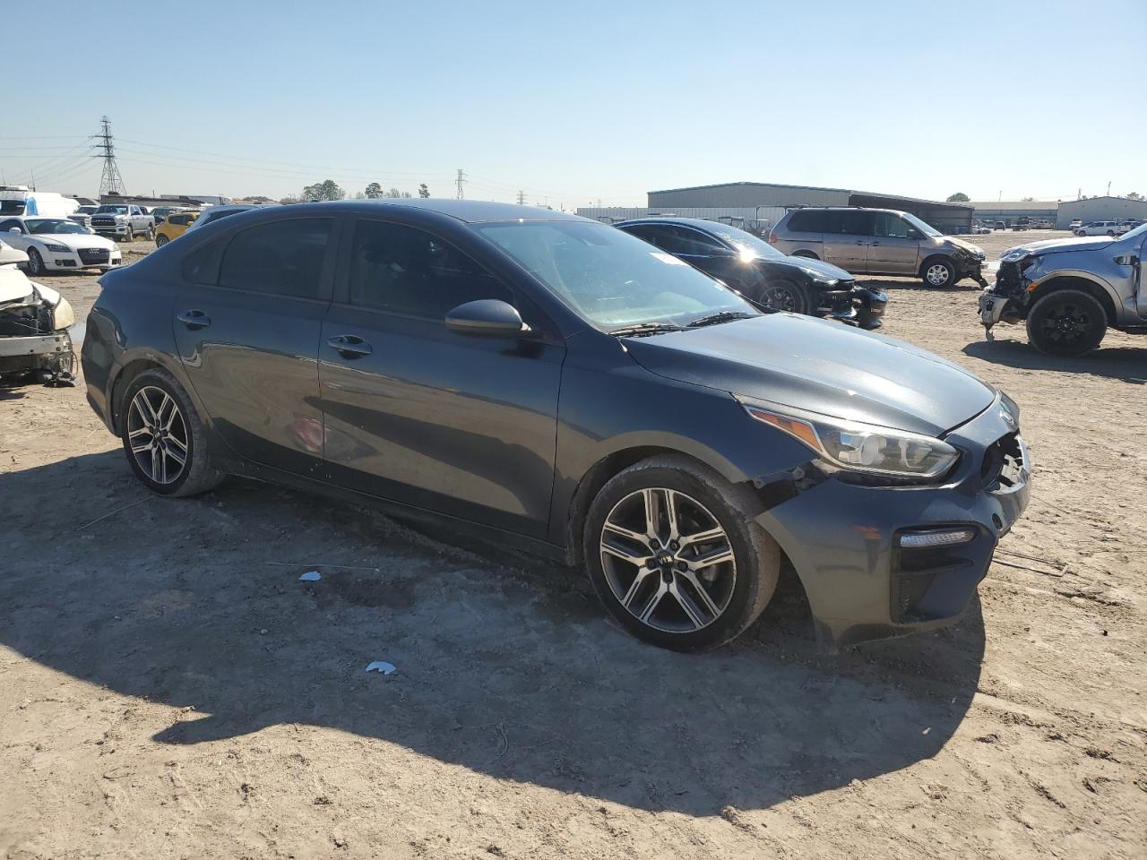 2019 KIA Forte VIN 3KPF34AD2KE104090 Copart auction photo, rear end / front end damage thumbnail 4