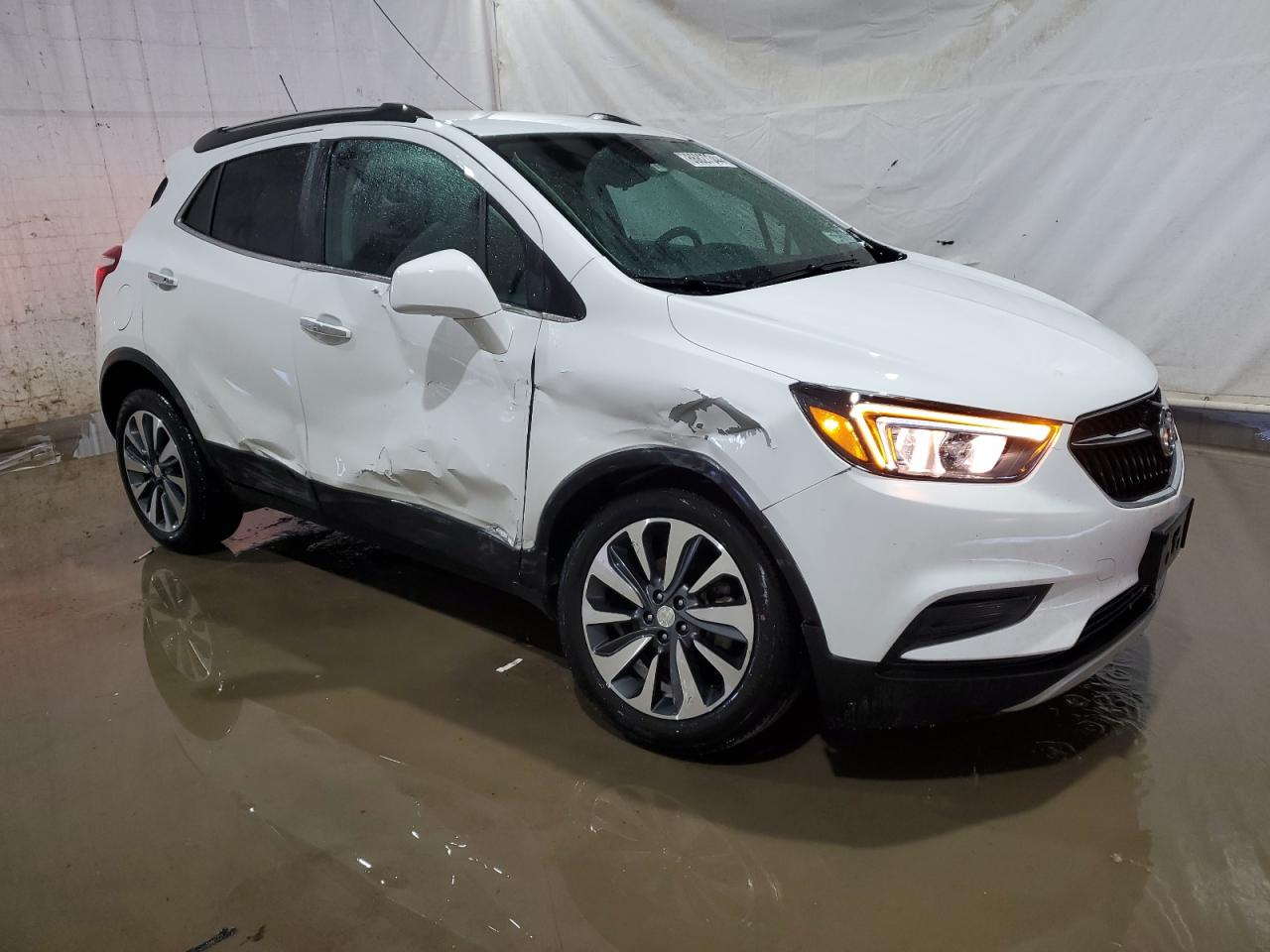 2022 Buick Encore VIN KL4CJESM3NB521842 Copart auction photo, side damage thumbnail 4
