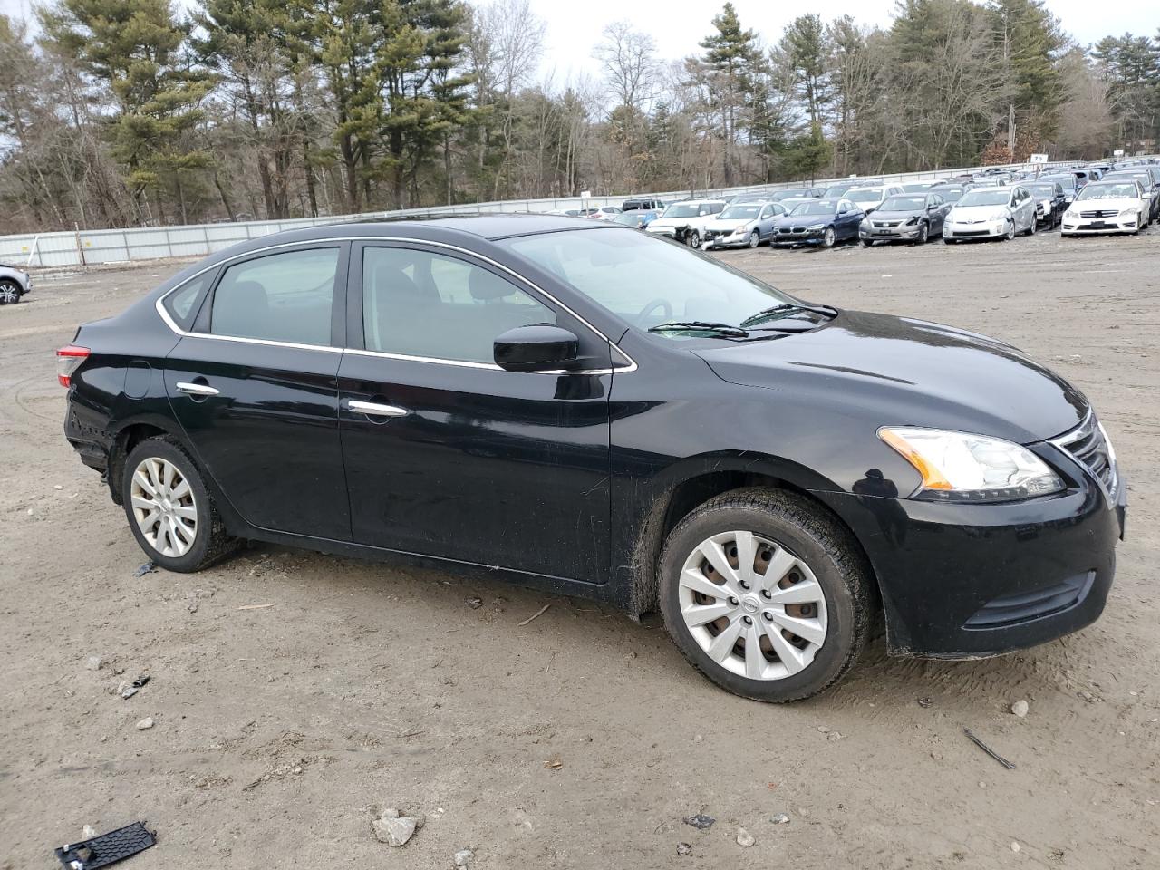 2015 Nissan Sentra VIN 3N1AB7AP7FY364484 Copart auction photo, rear end / side damage thumbnail 4