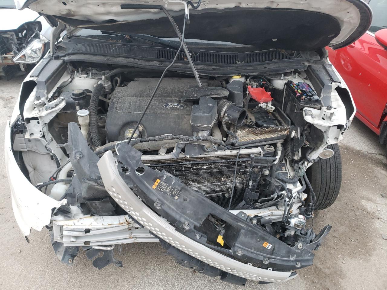 2013 Ford Explorer VIN 1FM5K8D89DGA33148 Copart auction photo, front end damage thumbnail 12