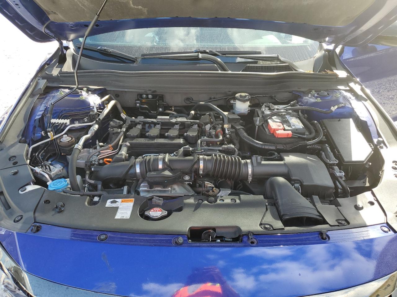 2021 Honda Accord VIN 1HGCV1F3XMA092595 Copart auction photo, front end damage thumbnail 12