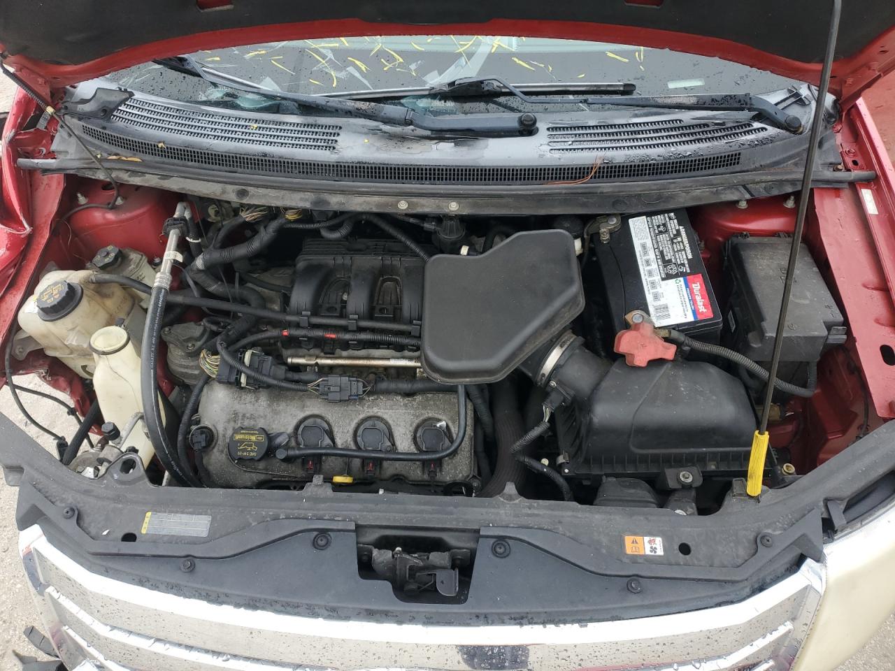 2010 Ford Edge VIN 2FMDK3JC8ABB56594 Copart auction photo, front end / side damage thumbnail 13