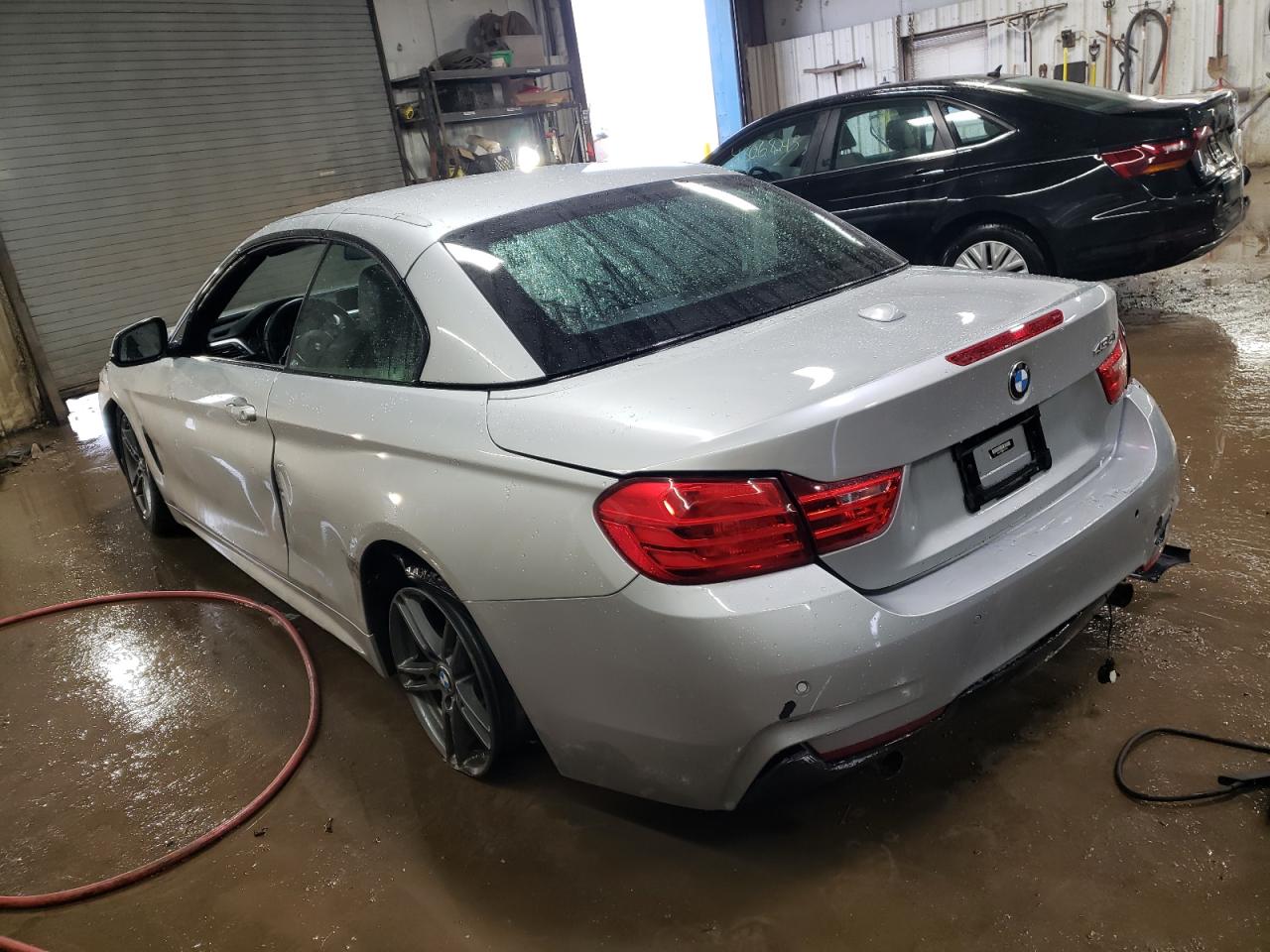 2014 BMW 4er VIN WBA3T3C59EP737190 Copart auction photo, all over / undercarriage damage thumbnail 2