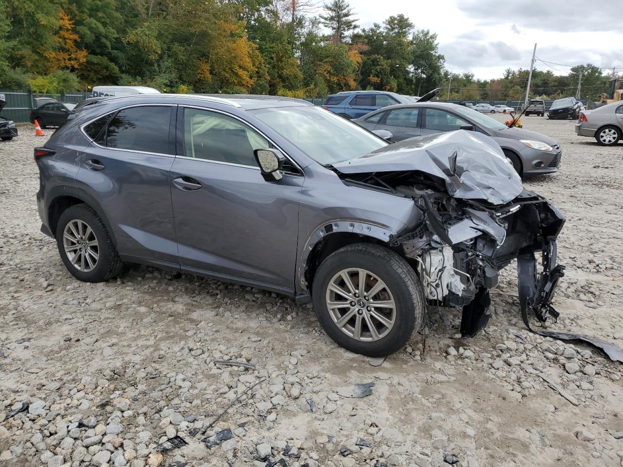 2021 Lexus NX VIN JTJDARDZ4M2236556 Copart auction photo, front end damage thumbnail 4