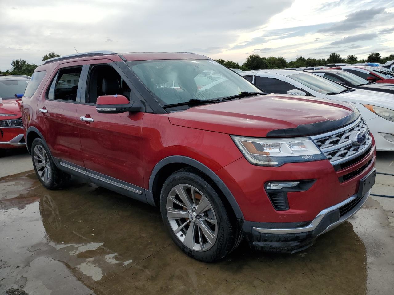 2018 Ford Explorer VIN 1FM5K7F87JGA85252 Copart auction photo, water/flood damage thumbnail 4