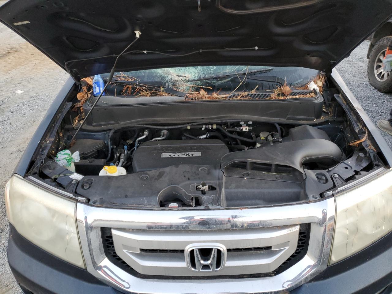 2010 Honda Pilot VIN 5FNYF4H46AB008218 Copart auction photo, top/roof damage thumbnail 14