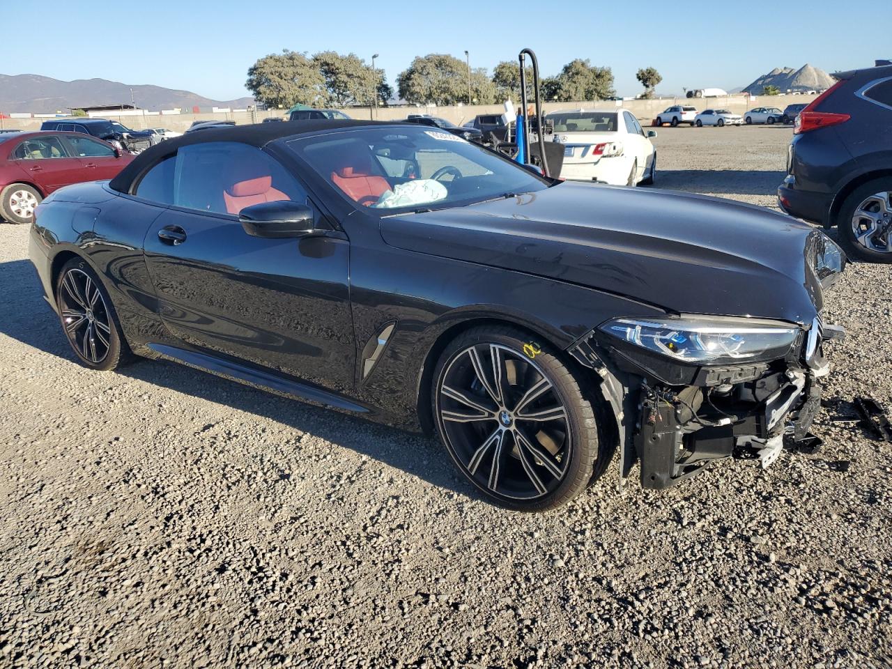 2022 BMW 8er VIN WBADZ2C09NCK14678 Copart auction photo, front end / minor dent/scratches damage thumbnail 4