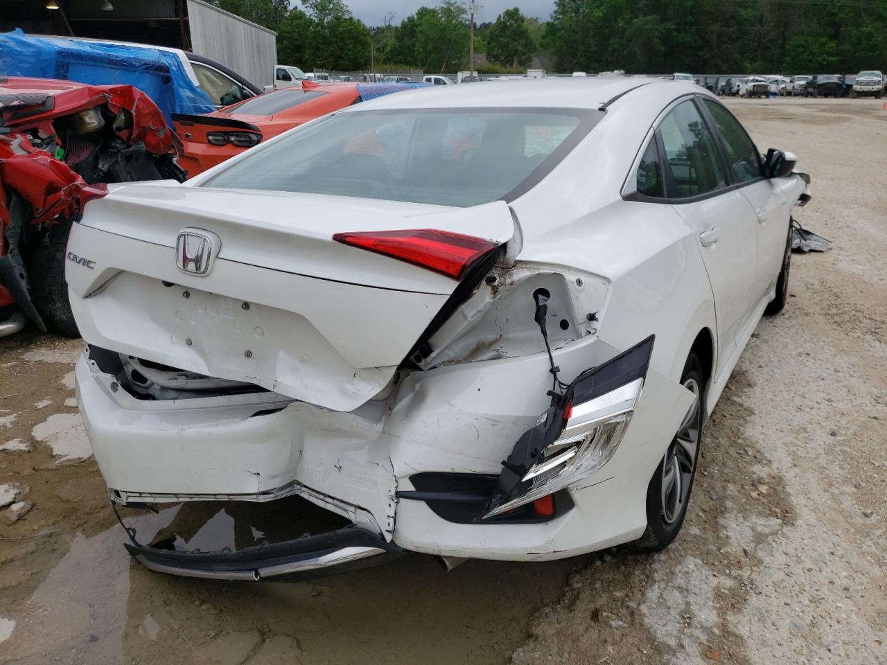 2019 Honda Civic VIN 19XFC2F6XKE012546 Copart auction photo, all over damage thumbnail 4
