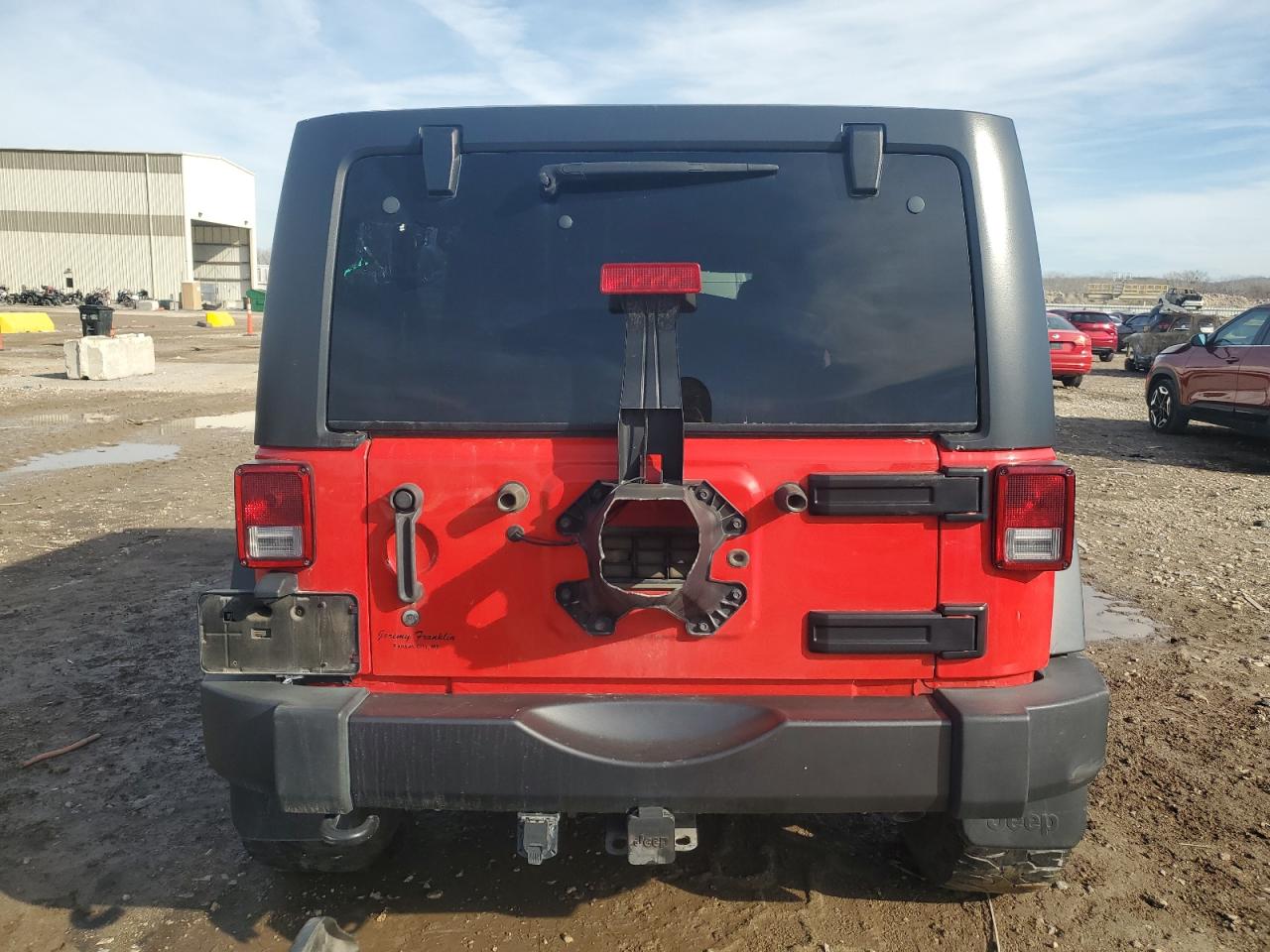 2017 Jeep Wrangler VIN 1C4BJWDG1HL660476 Copart auction photo, front end / water/flood damage thumbnail 6