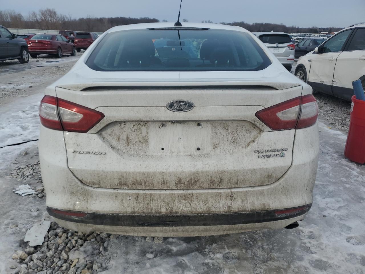 2014 Ford Fusion VIN 3FA6P0RU0ER279023 Copart auction photo, front end damage thumbnail 6