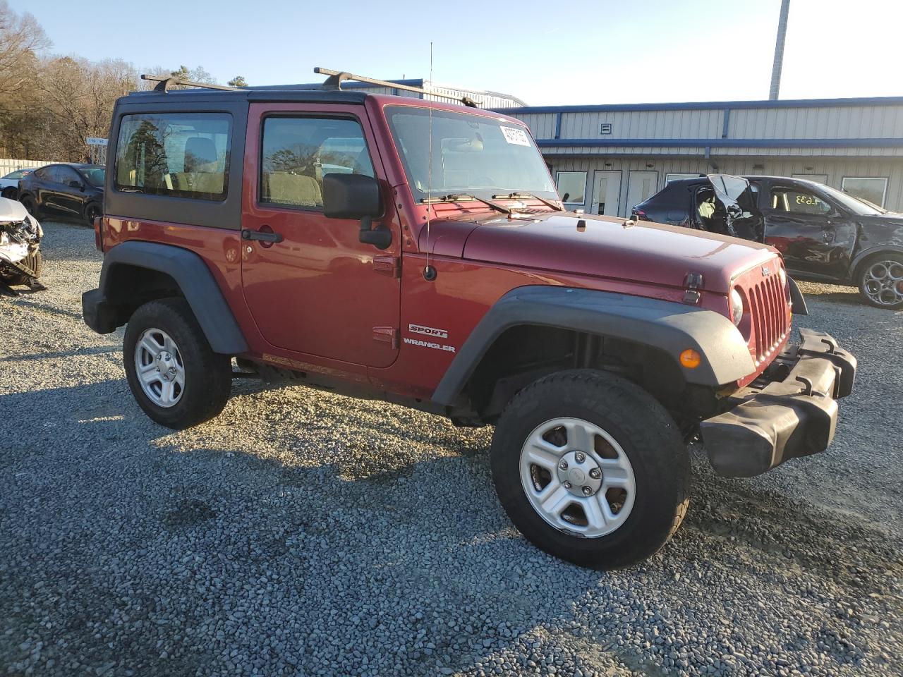 2012 Jeep Wrangler VIN 1C4AJWAG5CL287001 Copart auction photo, frame damage / mechanical damage thumbnail 4