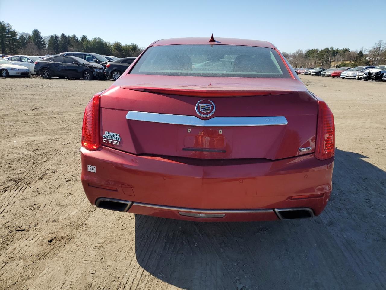2014 Cadillac CTS VIN 1G6AR5S31E0126988 Copart auction photo, front end / minor dent/scratches damage thumbnail 6