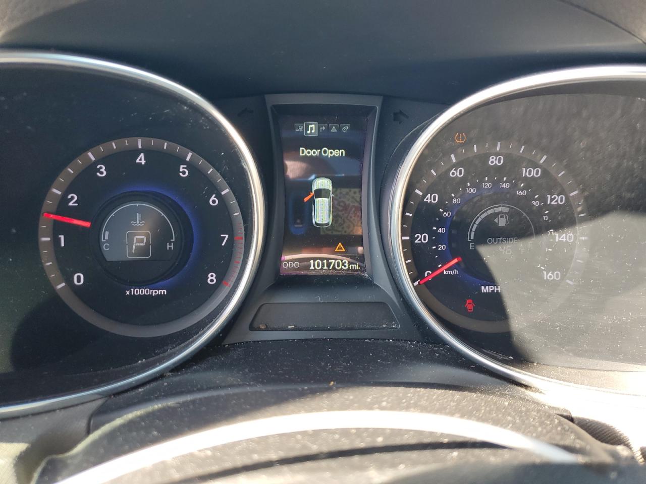 2016 Hyundai Santa Fe VIN KM8SRDHF0GU134424 Copart auction photo, rear end damage thumbnail 9