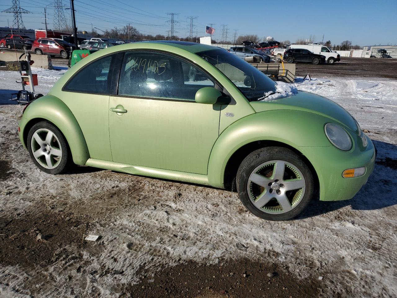 2003 Volkswagen Beetle VIN 3VWCD21C73M408547 Copart auction photo, all over damage thumbnail 4
